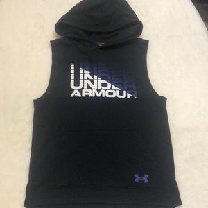 Boys Sleeveless Under Armour Hoodie